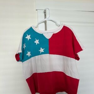 Red, White, and Blue Star Tee